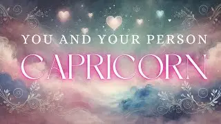 CAPRICORN tarot love ♑️ You And Your Person Right NOW [Capricorn October 2025]