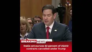 Desitdown News (Rubio announces 83 percent of USAID contracts cancelled under Trump)#desitdown #news