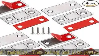 Cabinet Magnetic Catch Jiayi 4 Pack Ultra Thin Cabinet Door Magnetic Catch for Drawer Magnets Adhes