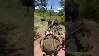 Heavy packs need strong backs! #reels #adventure #fitness #hunting #elk