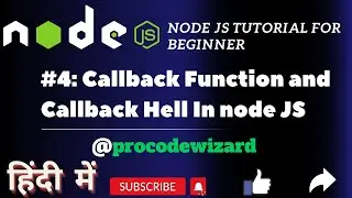 Introduction to callbacks & callback hell | node js course | best node js tutorial on youtube