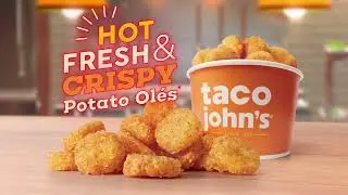 HOT, FRESH, & CRISPY Potato Oles at Taco John's!