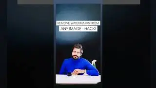 One Click & Remove Watermark From Any Picture #tech #techtips #hacks #shorts #ytshorts #phoneworld