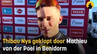 Thibau Nys geklopt door Mathieu van der Poel in Benidorm: 