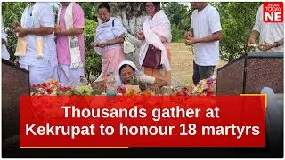 #Manipur: Thousands gather at Kekrupat to honour 18 martyrs on Great Uprising Day
