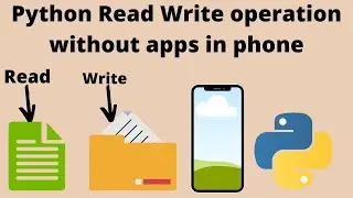 Python Read and write operation online | repl | easy