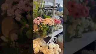 Baby Shower Bouquet Bar - Flowers by Chester County Cart Company at Sovana Bistro Kennett Square PA