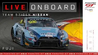 LIVE ONBOARD | #500 Team 5zigen Nissan GT-R NISMO GT3 | Race 2 | Fuji | Fanatec GT Asia 2024