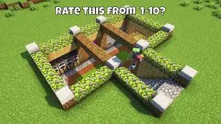 Easy Minecraft underground house|Best Survival Base Build Tutorial #shorts