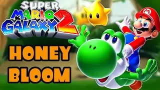 Super Mario Galaxy 2 100% Walkthrough 🌌 Honeybloom Galaxy Secret Star #2
