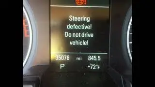 Steering Defective! Do not drive vehicle! Audi steering column error fix.  remontas programavimas