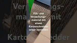 Kartonschreddermaschine 320 &ndash; Aus Altkartons Polstermaterial herstellen | VENANDI