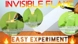 How To Make🤠 Invisible fire 🔥 At Home 🏡| Simple science experiments🥼🧪 #trending #viral#experiment 