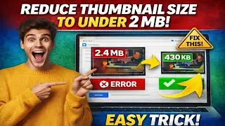 Atoplay Thumbnail Error Fix | Compress Karke Turant Upload Karein