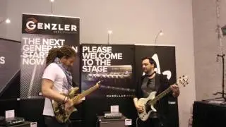 Swa&eacute;li MBAPPE ET Romain LABAYE , Aquilina basses Namm 2016