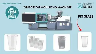 Plastic PET GLASS Manufacturing | 2 Cavity Injection Molding Machine Demo | Sumitek Natraj