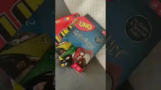 Harry Potter Edition UNO Cards!!! Didn't know that it existed #collectorscorner #noblecollection