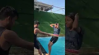 Guess the song by word 😂#poolgame #fun #games #friends