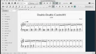 Double-Double-Combo001 for 7-note-scale demo in MuseScore-3 (For an Experiential Learning Project)