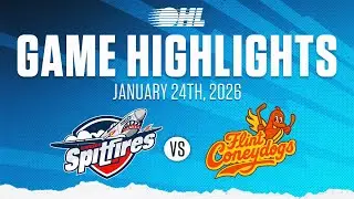 OHL Highlights: Windsor Spitfires @ Flint Firebirds Jan. 24, 2026
