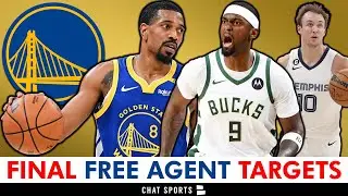 🚨FINAL Warriors Free Agent Targets Before 2025 NBA Free Agency | Warriors Rumors