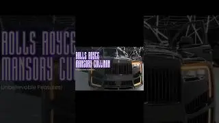 &ldquo;Mansory Cullinan: The Dark Side of Rolls-Royce Luxury&rdquo; #cars