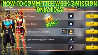 how to complete free fire week 3 elite pass season 36 mission complete week 3 may elite pass Mission