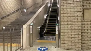 (2種類のセンサー・更新後)札幌市営地下鉄東西線ひばりが丘駅 2番出口のエスカレーター