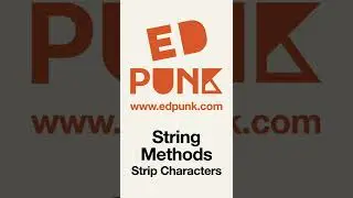 [Day 44] Strip Characters from a String in Python | Light Mode #100daysofpython