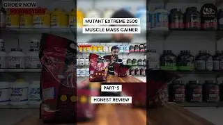 #5 Mutant Mass Extreme 2500| Best Gainer for Hardgainers #explore #ytshorts #mutant #gainer #review