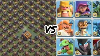 Clash Of Clams Flamer vs All Max Builder Base