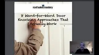 Advanced Sales & Supplement Training Program Walkthrough - Roof Sales Mastery