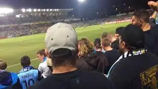THE COVE AWAY | CENTRAL COAST MARINERS VS SYDNEY FC | SONGS, CHANTS AND ATMOSPHERE | 10/11/17
