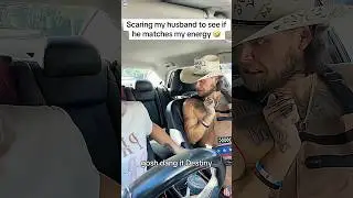 Scaring my husband to see if he matches my energy #fakerelationship #catfished #worstfirstdate