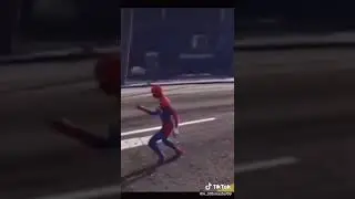 gta spiderman hitting sign rolly rolly rolly w a dab of ranch