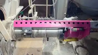 Torno port&aacute;til CLIMAX PL4000 en Per&uacute; (portable lathe)