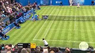 Иван Додиг против Джеймса Уорда на чемпионате Aegon Championships