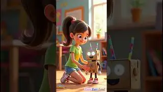 The Recycled Robot | Kids Craft Storytime | Toon Tory Land #shorts #ytshorts #robot #recycle