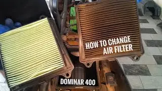 How to Change Air Filter and Fuel Filter on Dominar 400 DIY