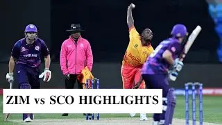 Zimbabwe vs Scotland T20 world cup highlights #Zim vs Sco highlights today match #icc World cup 2022