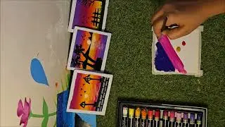 &ldquo;Mini Flower Painting 🎨 | Relaxing Aesthetic Art&rdquo;@Uniquecreativefeel #art #shorts 