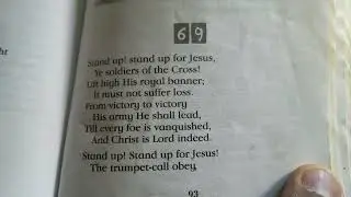 Hymn Stand up Stand up for Jesus Ye Soldiers of the Cross words. Caribbean Schools Devotion Books