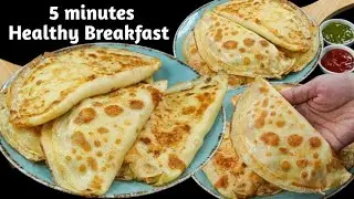 Healthy Breakfast Tiffin Recipe | Easy Lunch Box Recipes For School 
