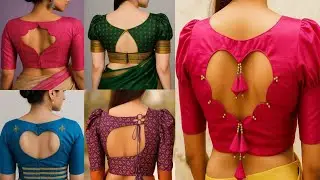 Latest blouse back neck designs / new model blouse design / blouse design / back neck blouse design 
