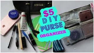 DIY DOLLAR TREE PURSE ORGANIZER /ONLY $5 / CHEAP AND CUTE!!/ MobellaLife TV