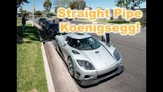 Koenigsegg CCXR Trevita terrorizes the streets of Newport Beach