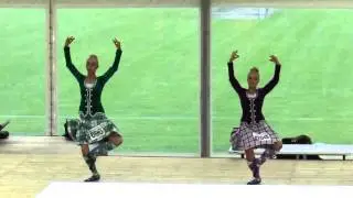 Cowal 2015 - Adult Highland fling on Friday with Siobhan Watt (696) and Iona MacKay (698)