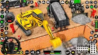 502 bulldozer cleaning road - road construction simulator gameplay duty 
