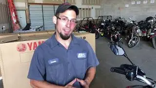 2019 Yamaha Tracer 900 Sport Touring Motorcycle   Unboxing   First View at North American Dealership