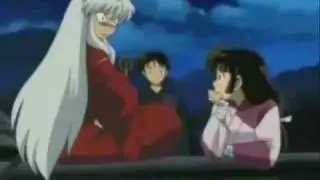 sango tries to sit inuyasha